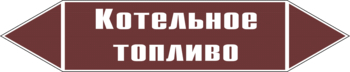 Маркировка трубопровода "котельное топливо" (пленка, 358х74 мм) - Маркировка трубопроводов - Маркировки трубопроводов "ЖИДКОСТЬ" - магазин "Охрана труда и Техника безопасности"