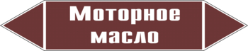 Маркировка трубопровода "моторное масло" (пленка, 507х105 мм) - Маркировка трубопроводов - Маркировки трубопроводов "ЖИДКОСТЬ" - магазин "Охрана труда и Техника безопасности"