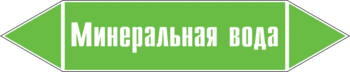 Маркировка трубопровода "минеральная вода" (пленка, 507х105 мм) - Маркировка трубопроводов - Маркировки трубопроводов "ВОДА" - магазин "Охрана труда и Техника безопасности"